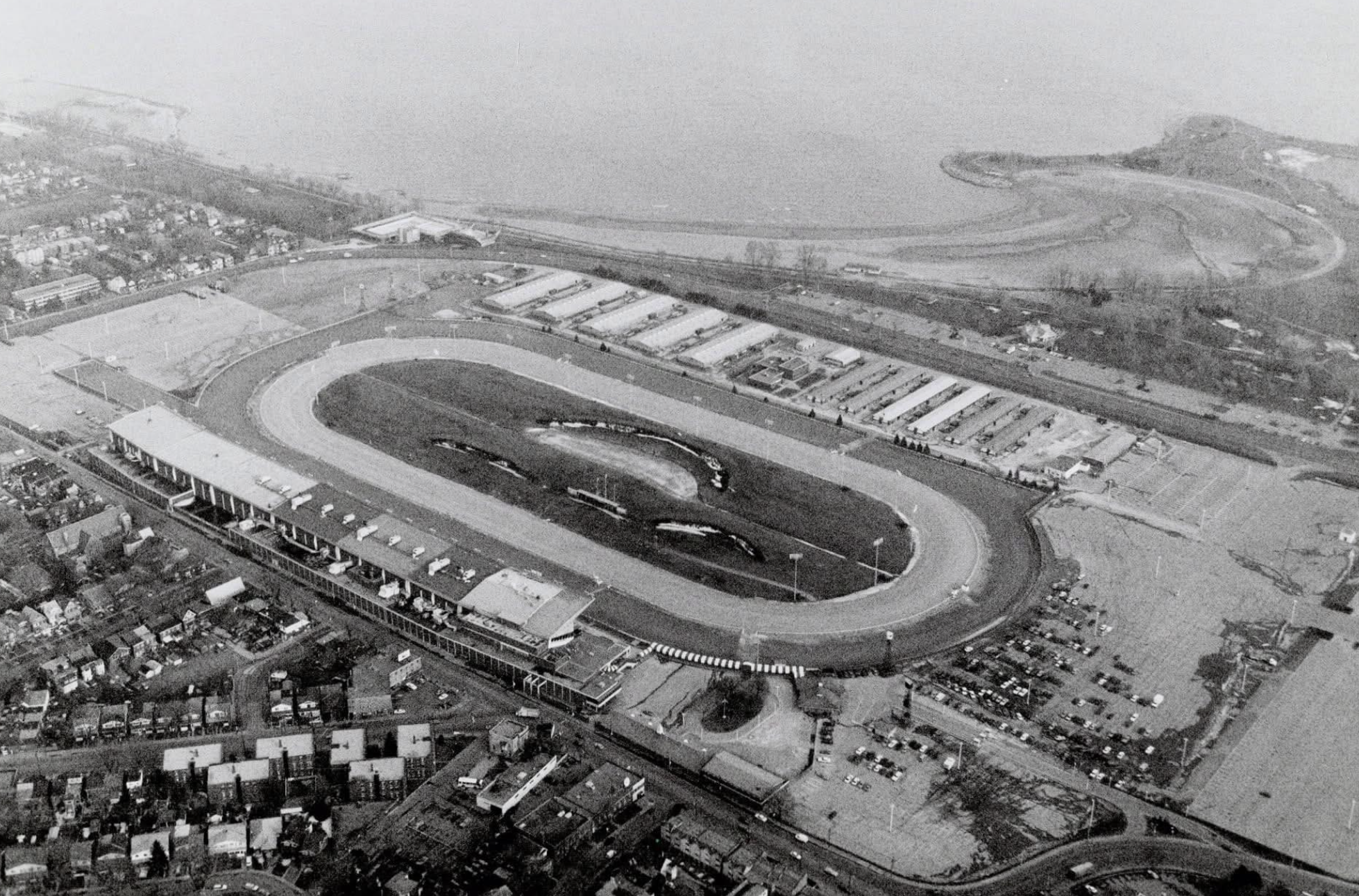 Greenwood Racetrack at Queen Street East and Woodbine in the early 1990s. Formerly known as Woodbine Race Course. Did you go?