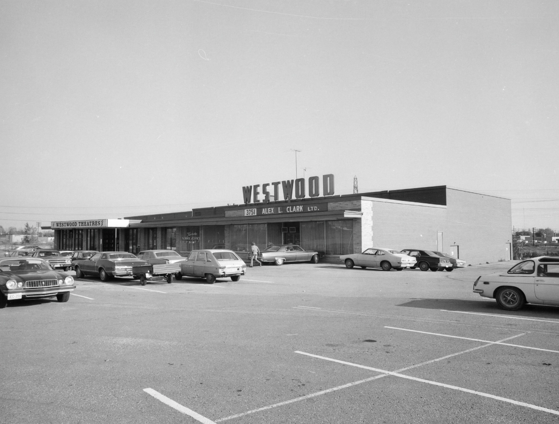 Westwood Theatre at 3743 Bloor Street in the 1970s
