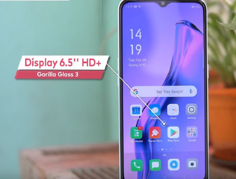 Oppo A31 Display