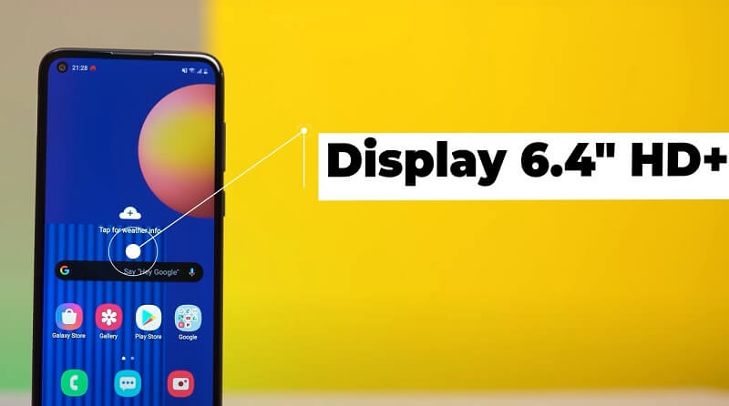 Samsung Galaxy M11 Display