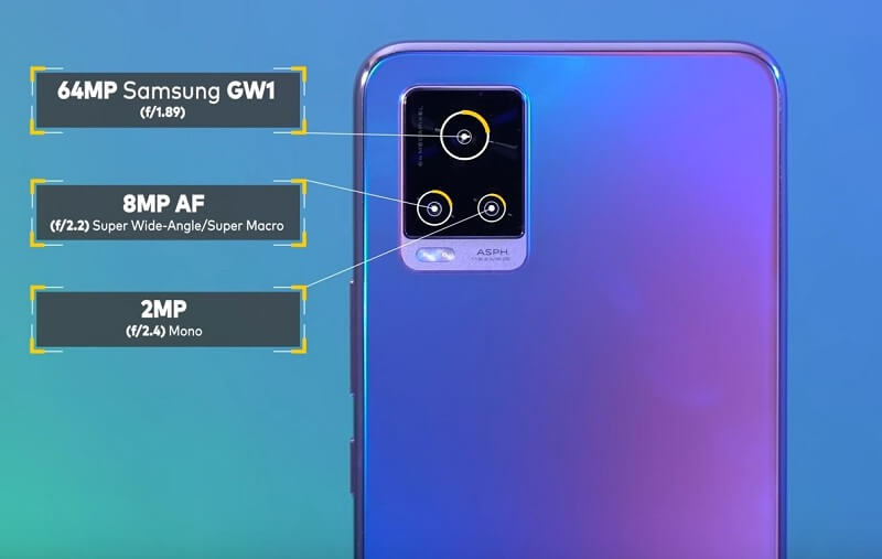 Vivo V20 Rear Camera