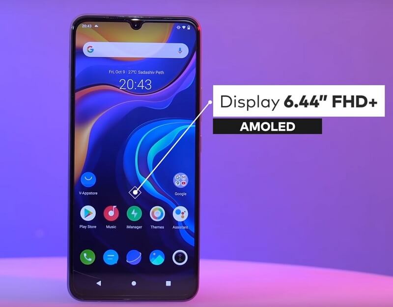 Vivo V20 Display