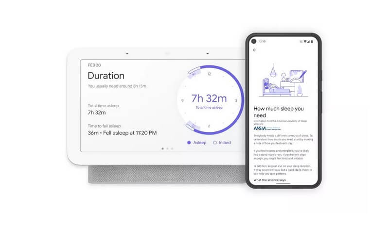 Google Nest Hub 2 Sleep Tracking