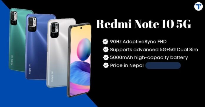 Redmi Note 10 5G Price in Nepal
