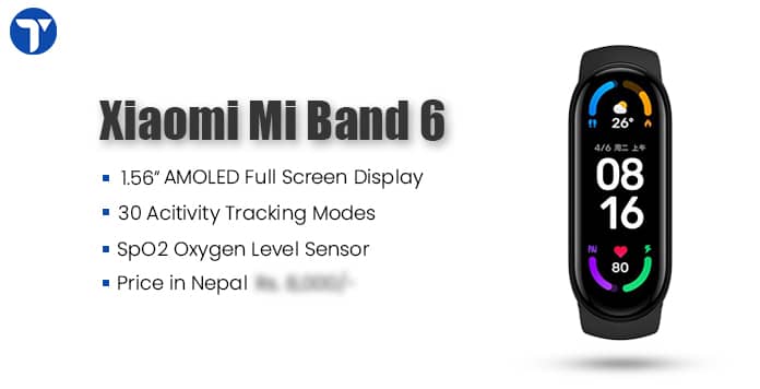 Mi Band 6 Price in Nepal, Specs, Availability
