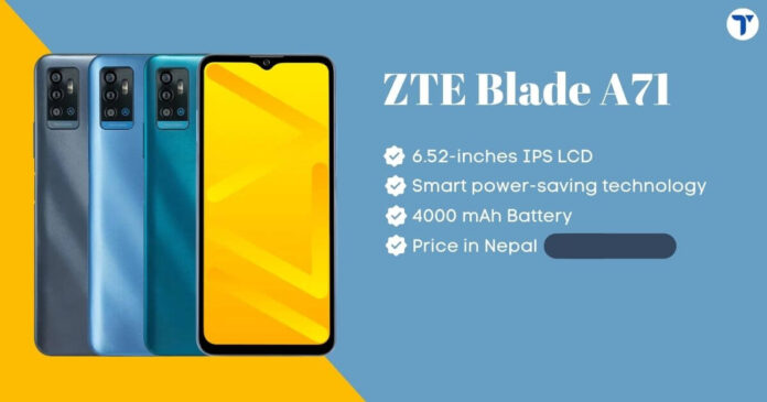 ZTE Blade A71 Price in Nepal