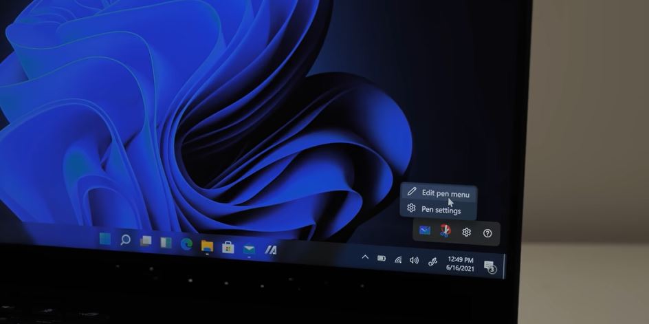 Windows 11 Pen Menu