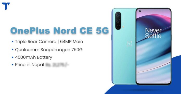 OnePlus Nord Ce 5G Price in Nepal, Specs, Availability