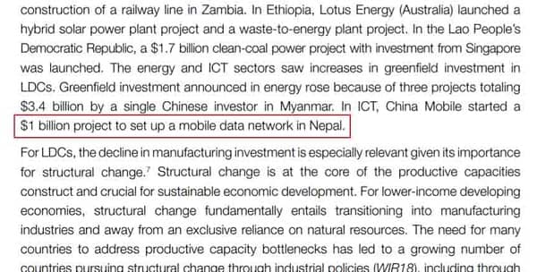 China Mobile Investing $1 Billion in Nepal