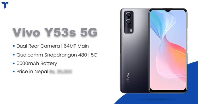 Vivo Y53s 5G Price in Nepal, Specs, Availability