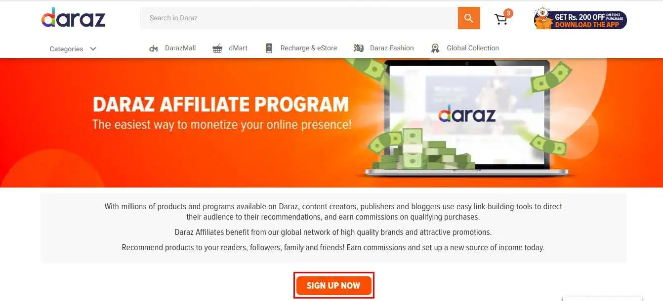 How to Join Daraz Affiliate Marketing Program and Earn Money Online?