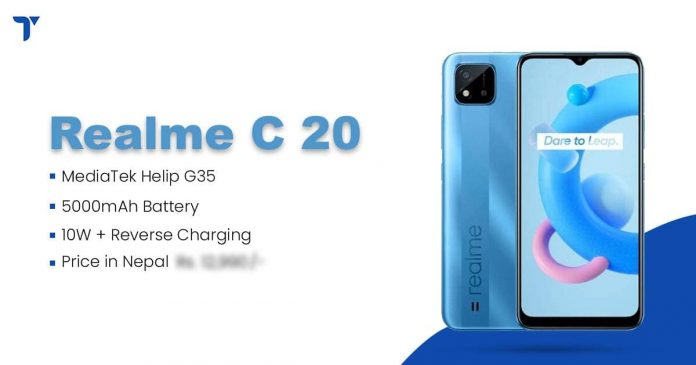 Realme C20 Price in Nepal, Specifications, Availability